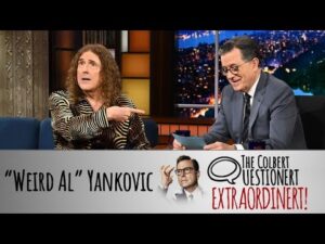 “Weird Al” Yankovic Takes The Colbert Questionert