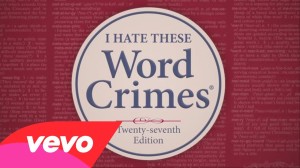 Word Crimes